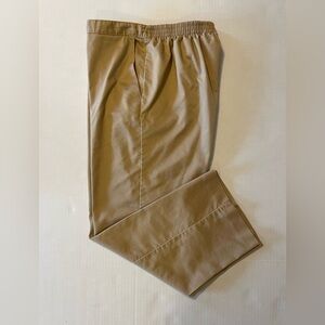 Alfred Dunner tan casual trouser pants size petite 10